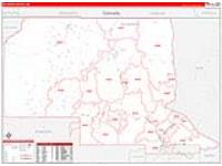 Rio Arriba, Nm Carrier Route Wall Map